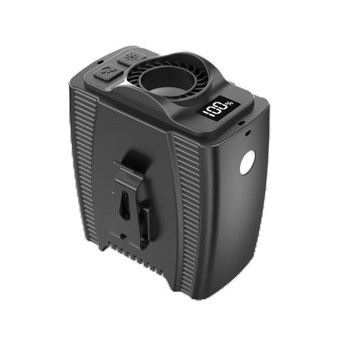 18000Mah Portable Waist Fan- Rechargeable Battery Personal Fan Clip on Wearable Belt with 5 Speeds,Led Digital Display and Flashlight Neck Fan Hands-Free 25H Cooling for Outdoor Travel Camping,Ventilador Recargable